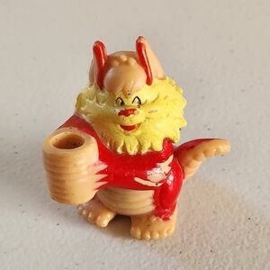 Burger King 1986 Thundercats 2" Snarf Pencil Topper Straw Holder PVC Vintage
